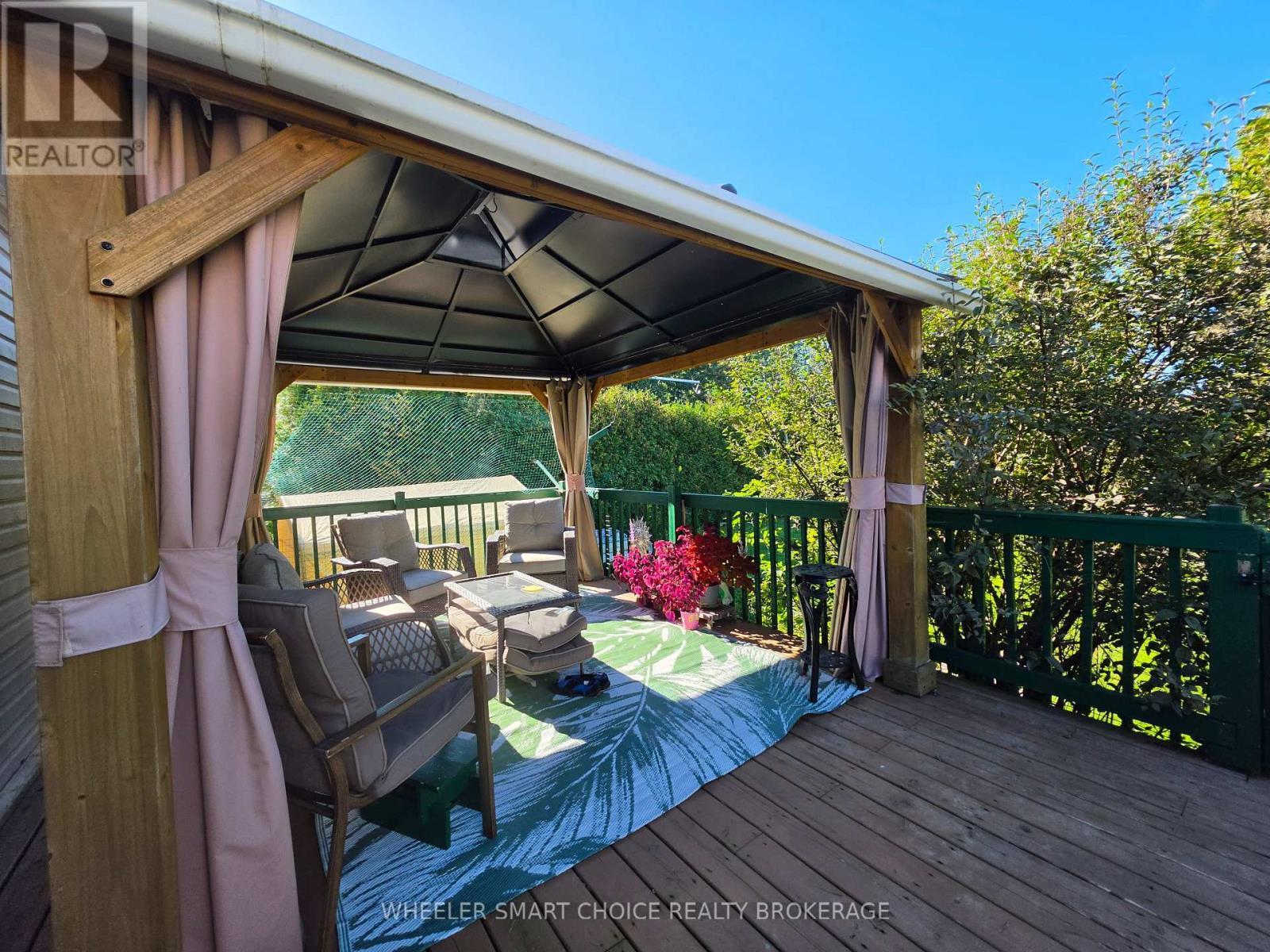 gazebo is included with curtains - 78 Maple Street, South Stormont, ON