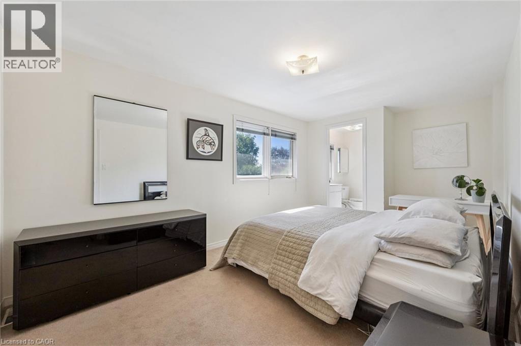 2nd bedroom with 3 pc en-suite and walk-in closet - 19 Christine Crescent, Kitchener, ON