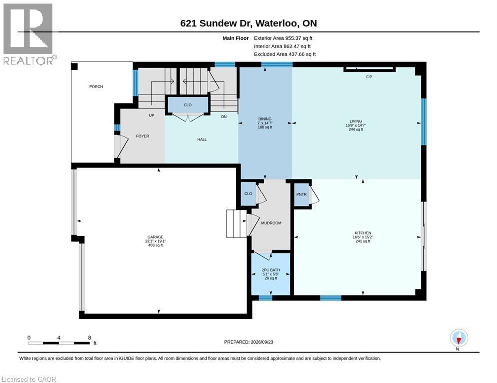 Floor plan - 621 Sundew Drive, Waterloo, ON