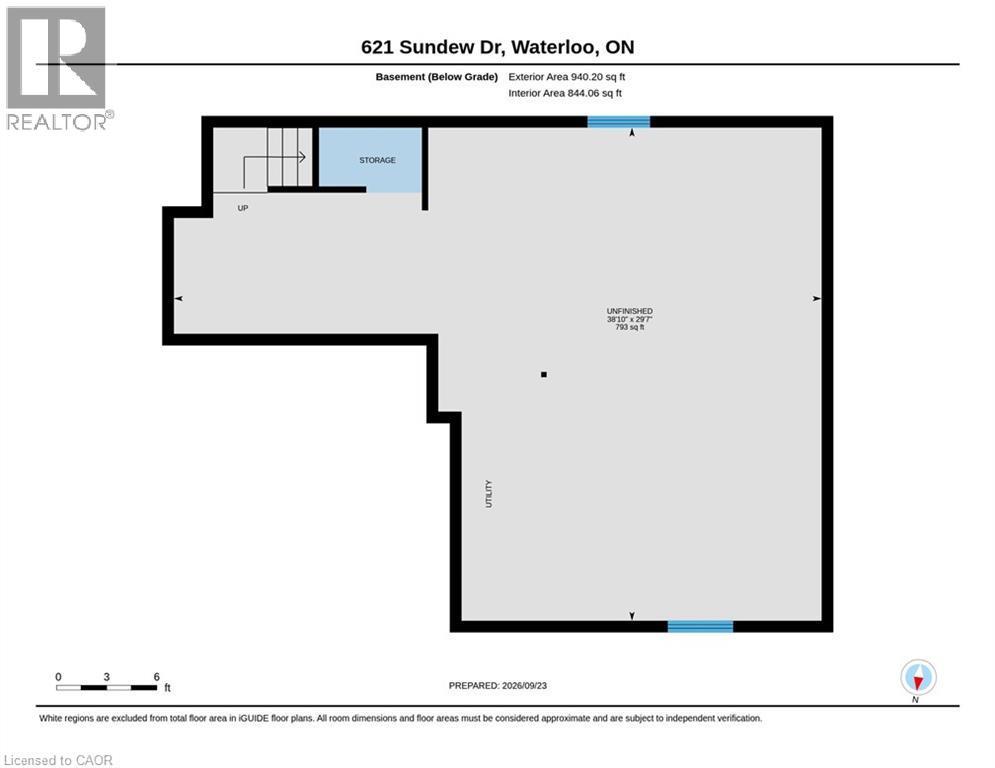 Floor plan - 621 Sundew Drive, Waterloo, ON