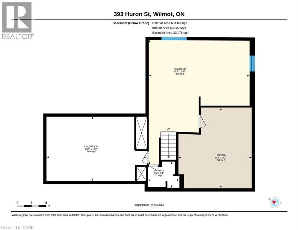 Floor plan - 393 Huron Street, New Hamburg, ON