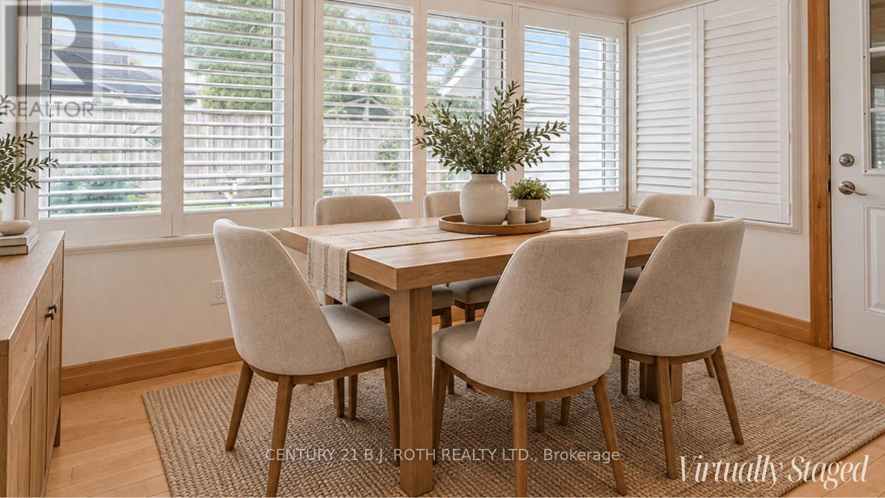 virtually staged dining room - 45 Grove Street W, Barrie, ON