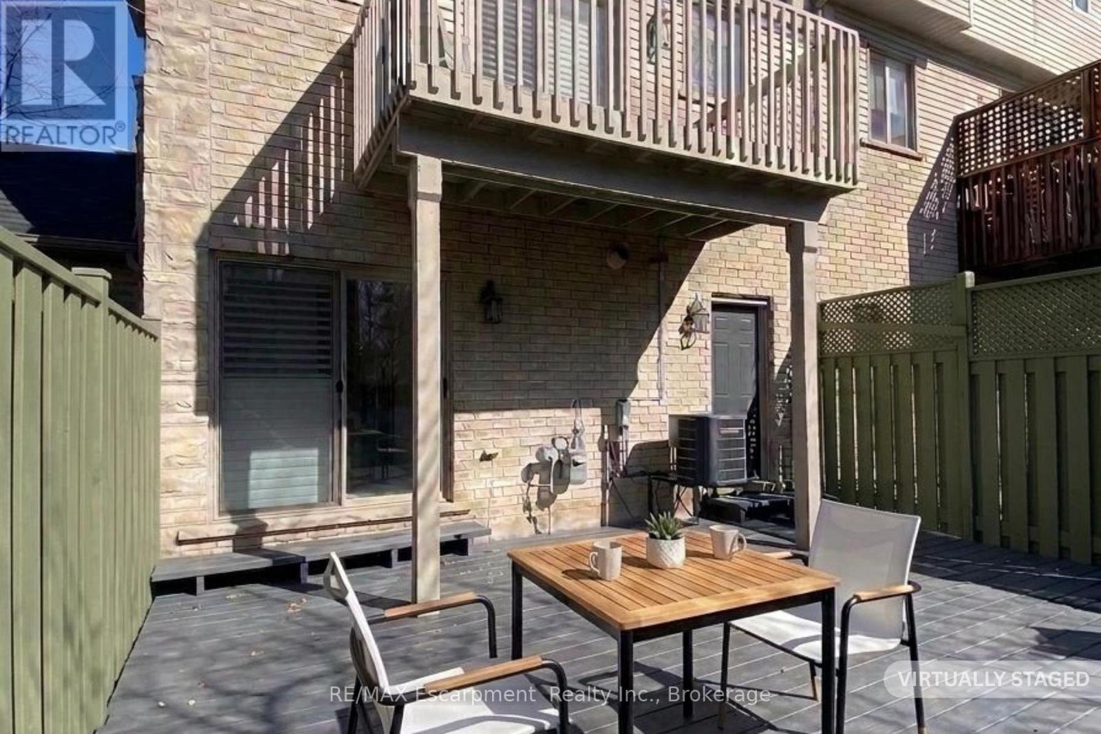 virtually staged deck - 2430 Second Street, Burlington (Brant), ON
