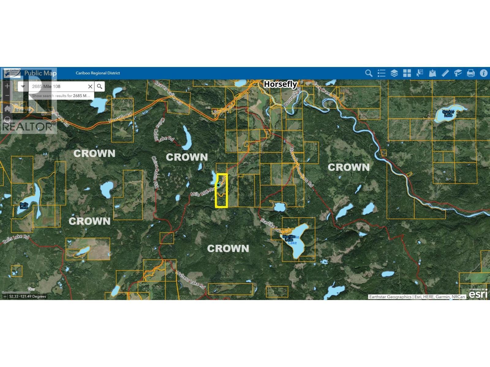 2685 Mile 108 Road, Horsefly, BC