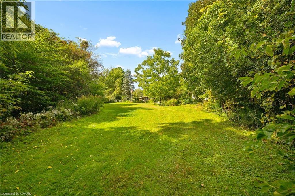 Expansive green lawn with mature perimeter trees - 351 Craigleith Drive, Waterloo, ON