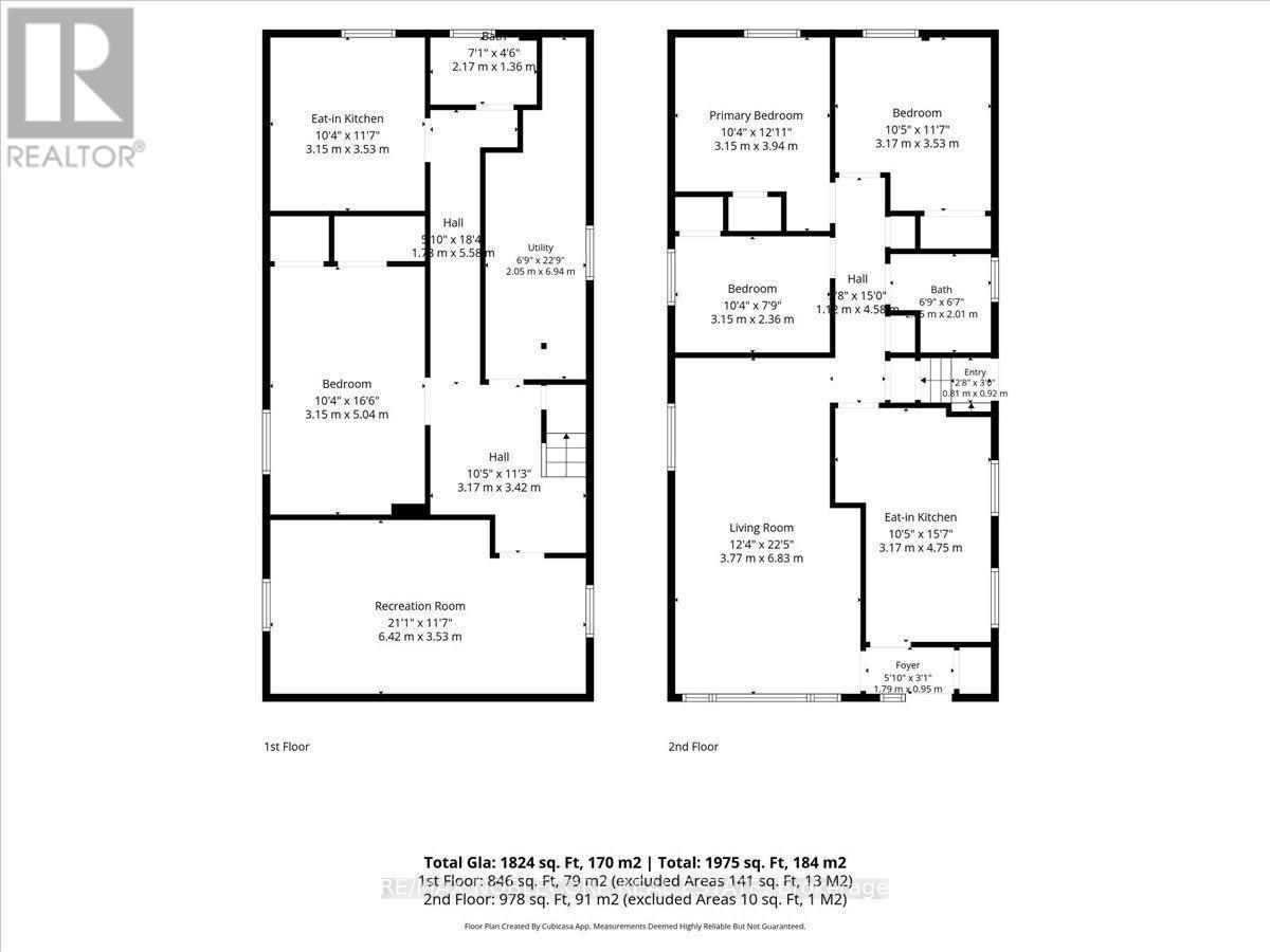 Current Floor Plan - 66 Gooderham Drive, Toronto, ON