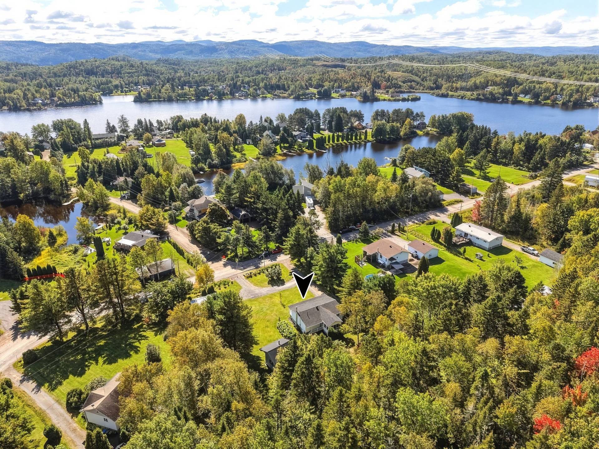 Aerial View - 4495 Ch. De La Rivière-Aux-Sables, Saguenay (Lac-Kénogami), QC