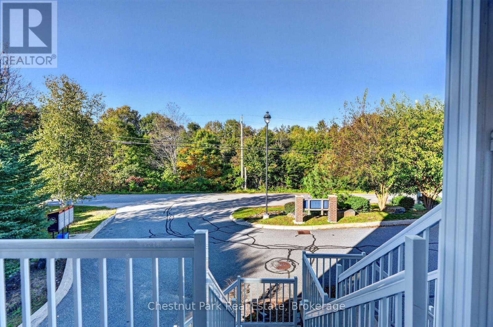 View from front entrance - 1 - 37 Silver Street, Huntsville, ON