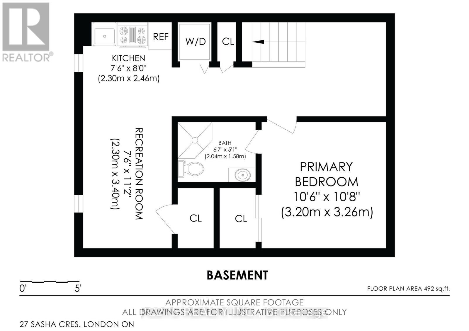 Basement - 27 Sasha Crescent, London South (South X), ON