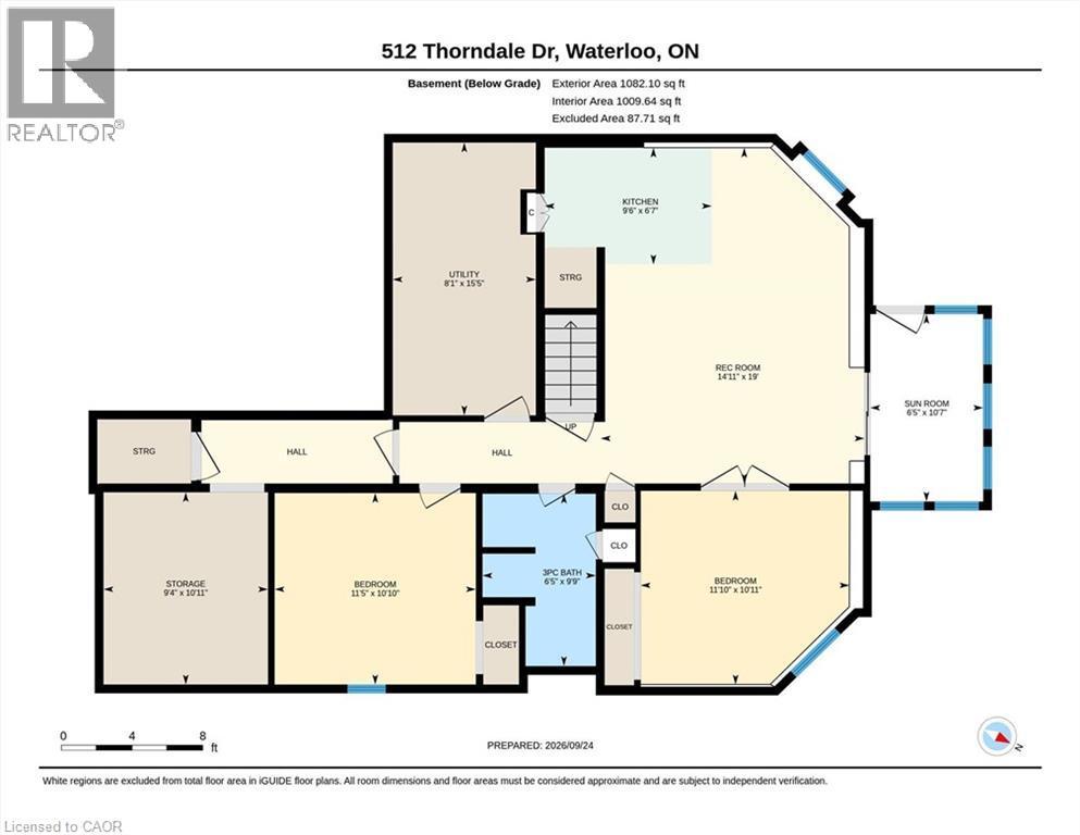 Floor plan - 512 Thorndale Drive, Waterloo, ON