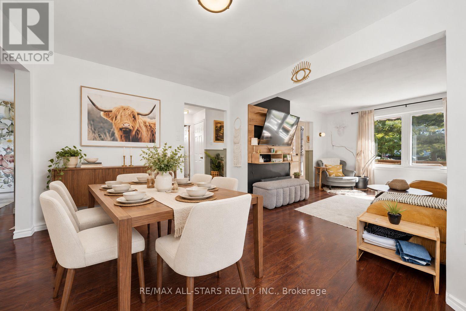 Virtually Staged Formal Dining Room - 538 Highland Crescent, Brock, ON