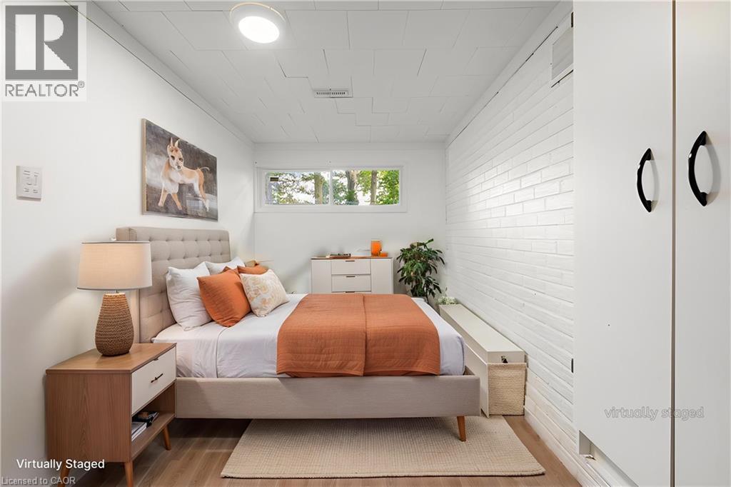Lower bedroom 3 – virtually staged - 139 Town Line, Orangeville, ON