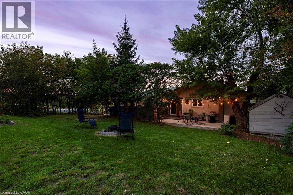 Backyard looking toward the house - 139 Town Line, Orangeville, ON
