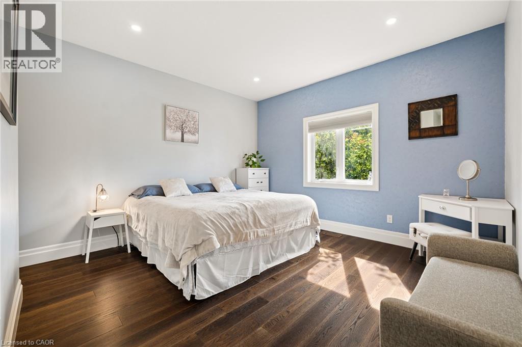 Dark wood-finish flooring, recessed ceiling lighting - 192 Brewery Street Unit# 18, Baden, ON