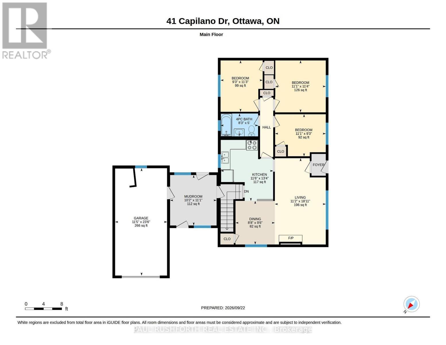 Floor plan-Main Level - 41 Capilano Drive, Ottawa, ON