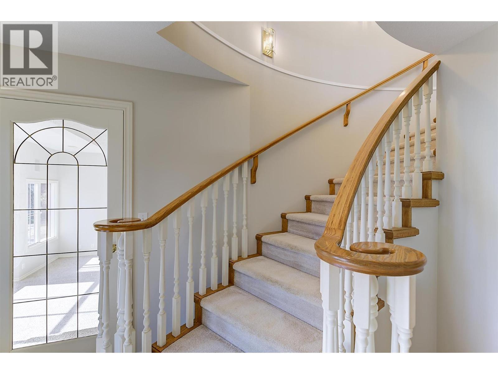 Stairs to upper level - 4632 / 4624 Minto Street, Peachland, BC
