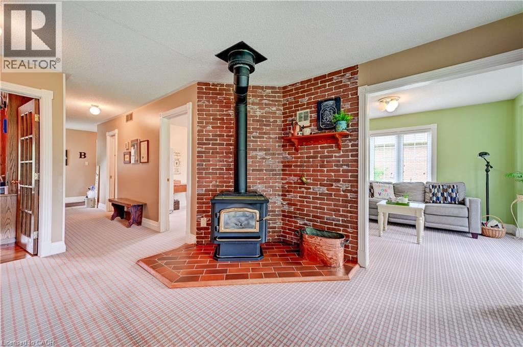 For ease of use, this woodstove was converted to Gas - 11 Lorraine Drive, Linwood, ON