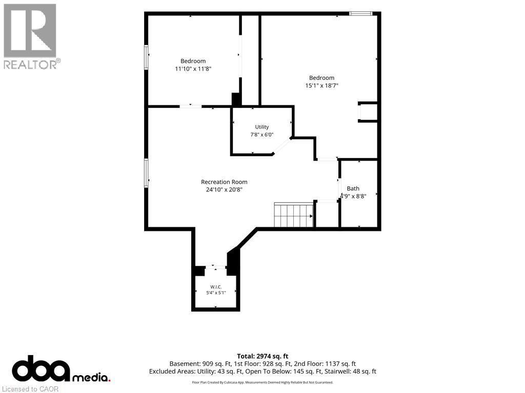 Basement - 11 Redtail Crescent, Hamilton, ON