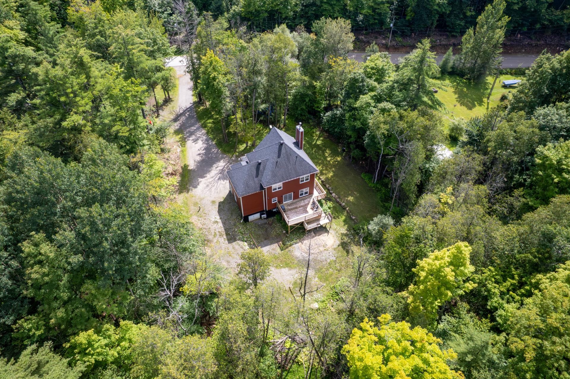 Aerial View - 16 Ch. De La Perdrix, Val-Des-Monts, QC - Outdoor With View