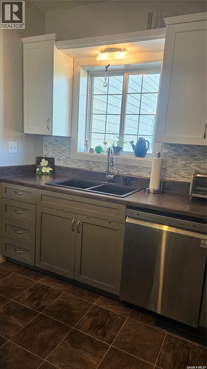 777 Highway, Cudworth, SK - Indoor Photo Showing Kitchen With Double Sink