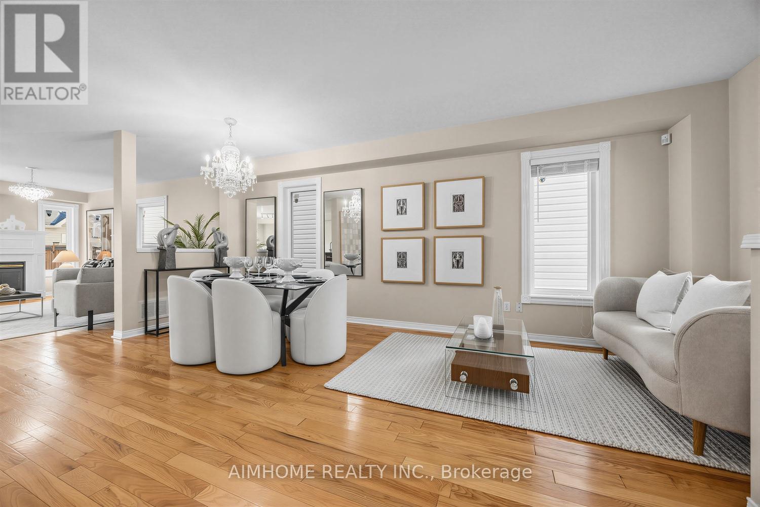 23 Bruce Creek Drive, Markham, ON - Indoor Photo Showing Living Room With Fireplace