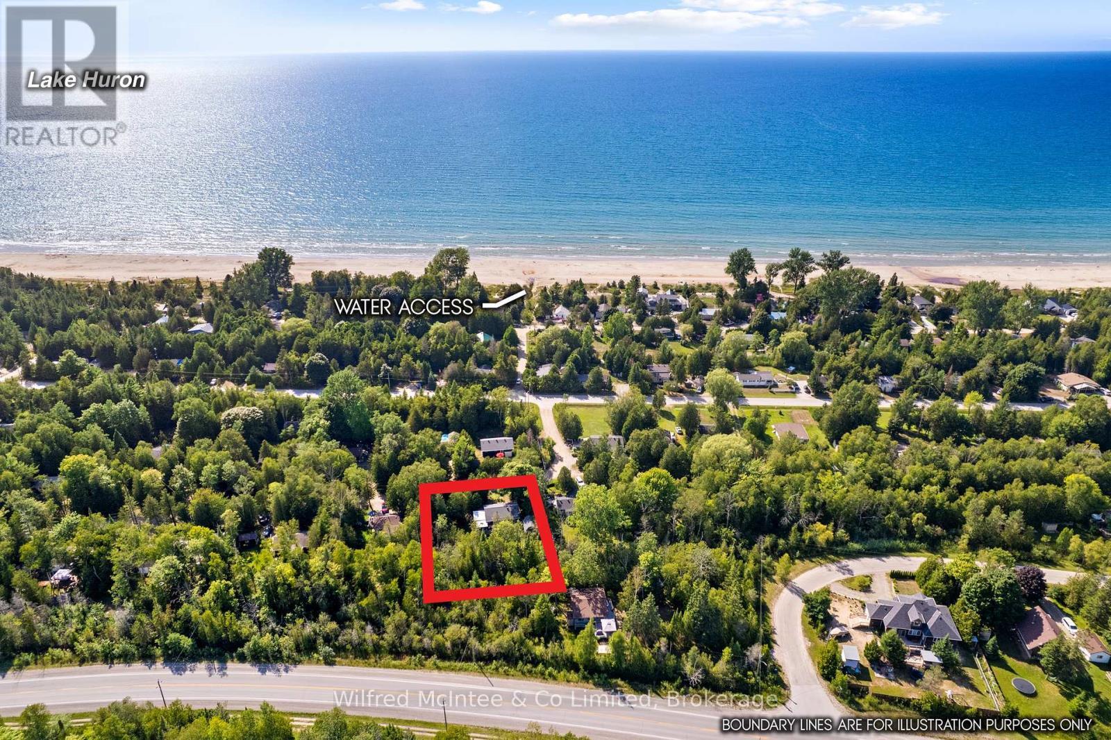 Aerial location view - 32 Mohawk Drive, Native Leased Lands, ON - Outdoor With Body Of Water With View
