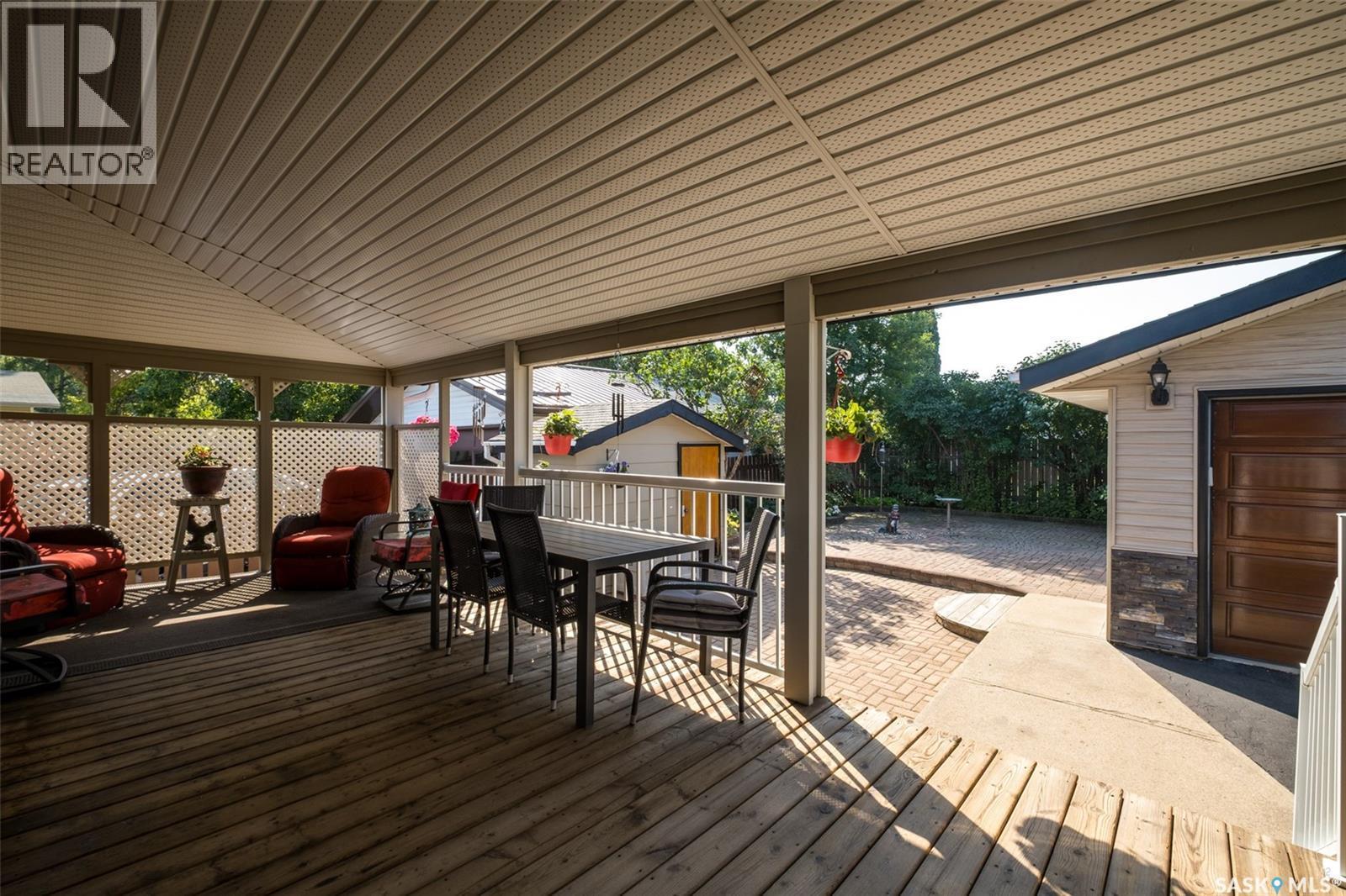 21 Plaxton Place, Prince Albert, SK - Outdoor With Deck Patio Veranda With Exterior