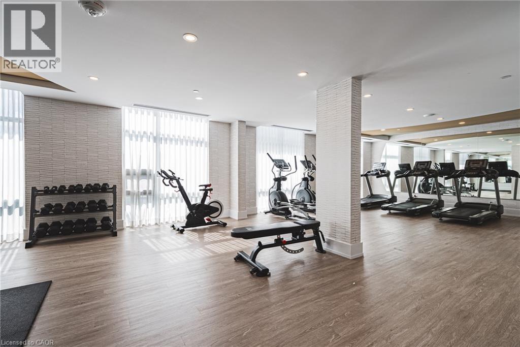 470 E Dundas Street E Unit# 1202, Waterdown, ON - Indoor Photo Showing Gym Room