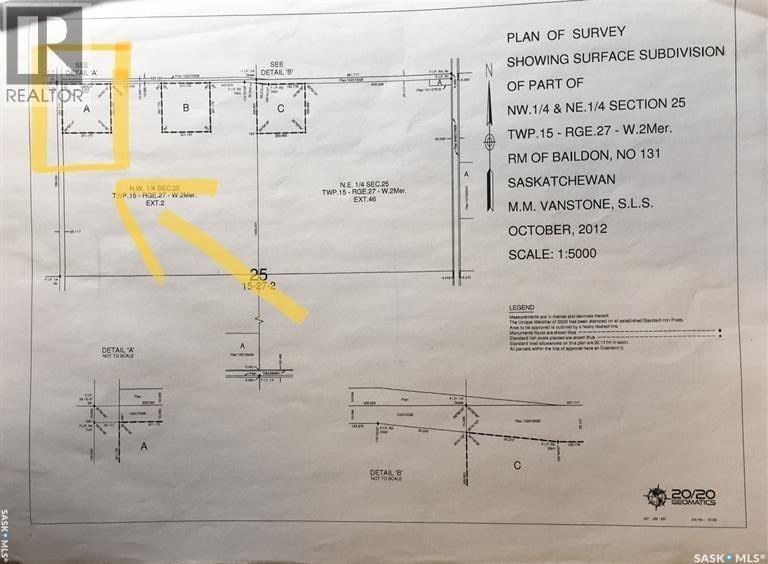 Radiff Acreage, Baildon Rm No. 131, SK