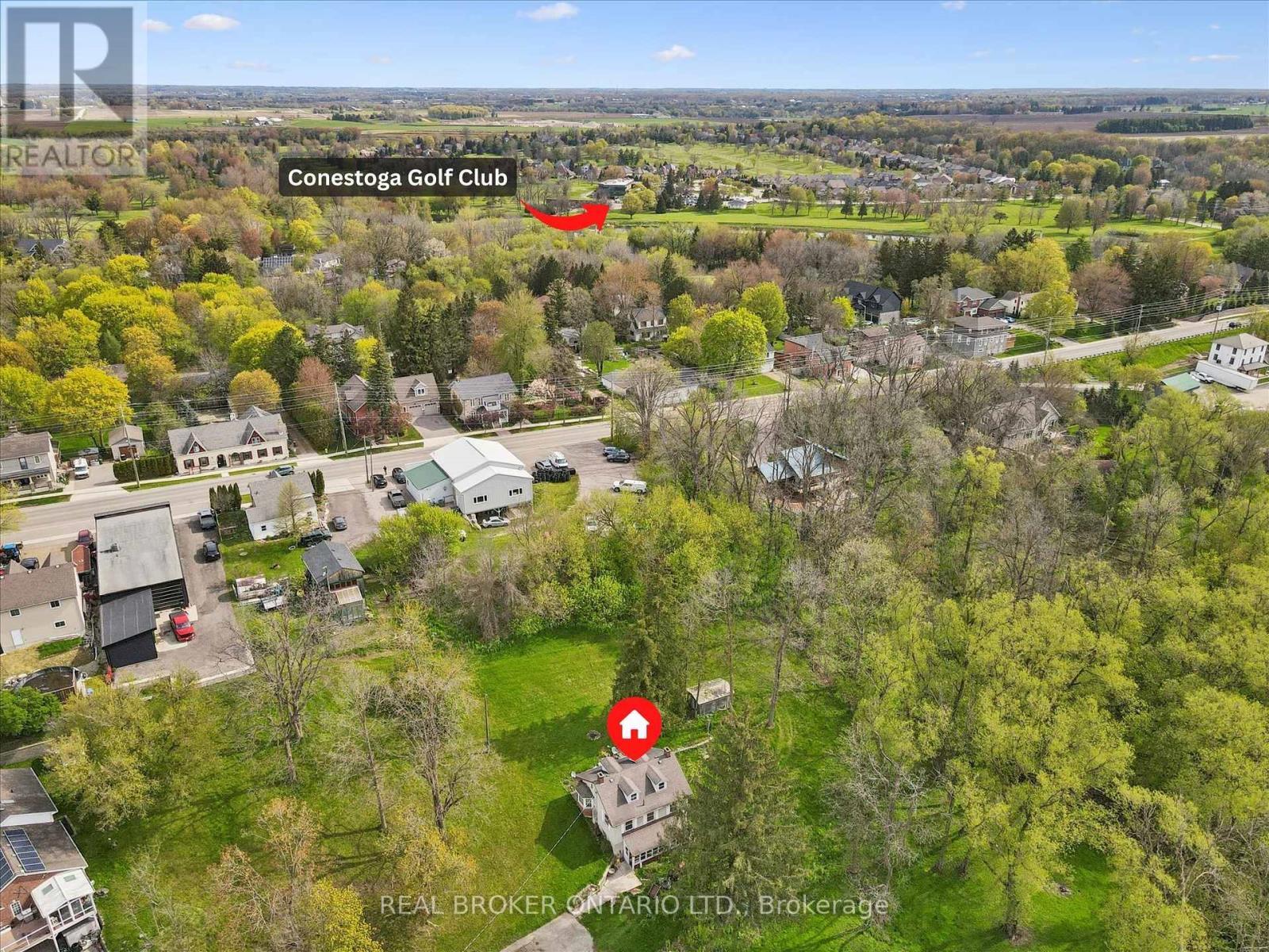 Aerial - 36 Elgin Street E, Woolwich, ON - Outdoor With View