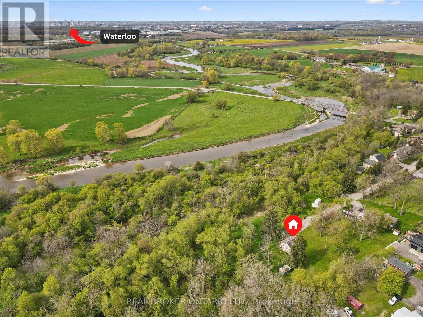 Aerial - 36 Elgin Street E, Woolwich, ON - Outdoor With View