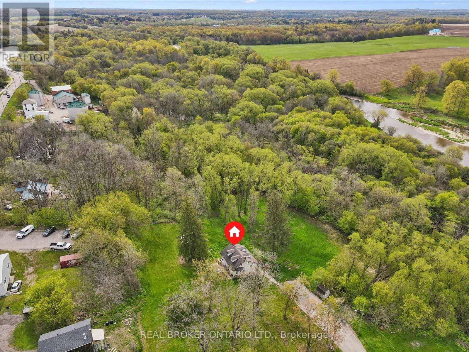 Aerial - 36 Elgin Street E, Woolwich, ON - Outdoor With View