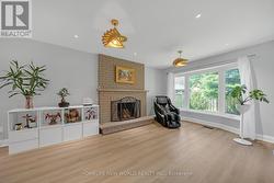 Cozy Family Room With Fireplace - 