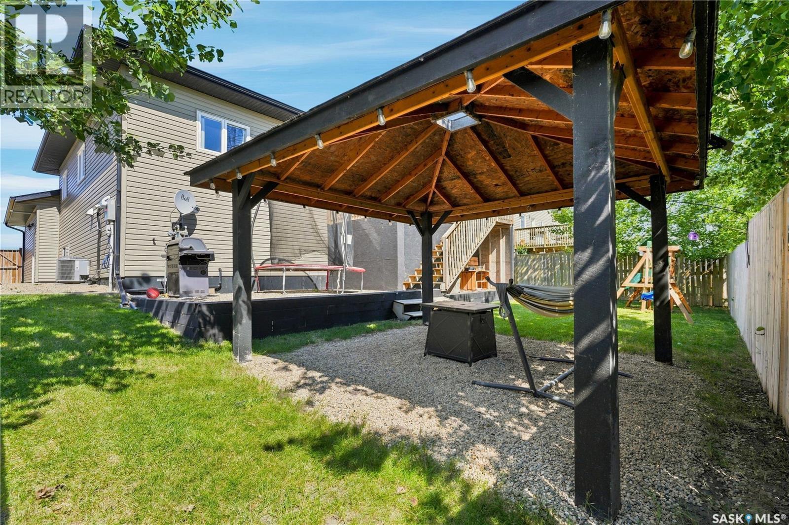104 Mcdonald Street, Aberdeen, SK - Outdoor With Deck Patio Veranda With Exterior
