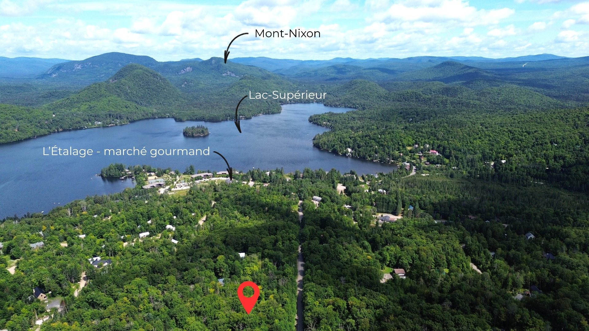 Photo aérienne - Ch. Des Hêtres, Lac-Supérieur, QC