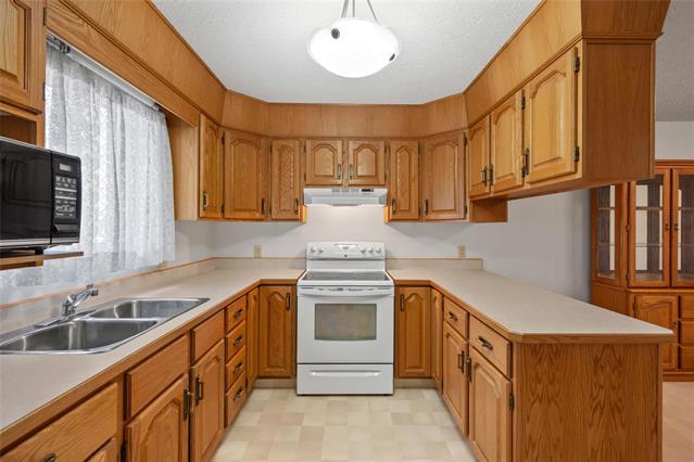 108-687 St Anne'S Rd, Winnipeg, MB - Indoor Photo Showing Kitchen With Double Sink