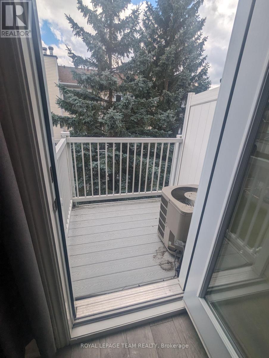 Balcony off primary Bedroom - 17B - 6010 Red Willow Drive, Ottawa, ON