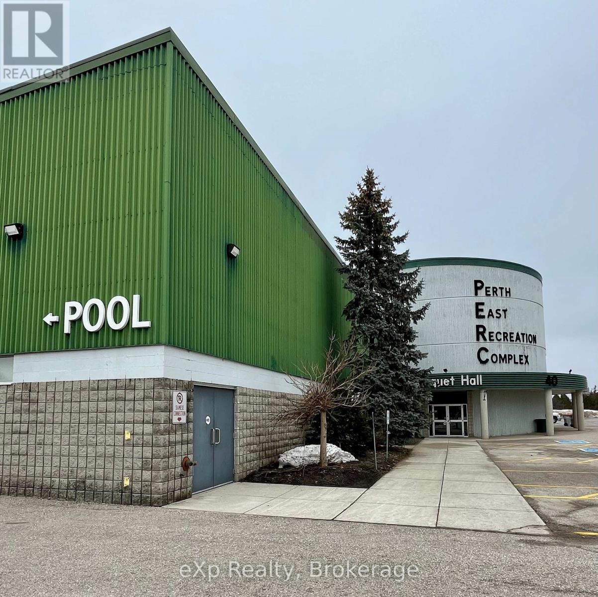 Perth East Rec Centre Entrance - 8 West Street, Perth East (Milverton), ON