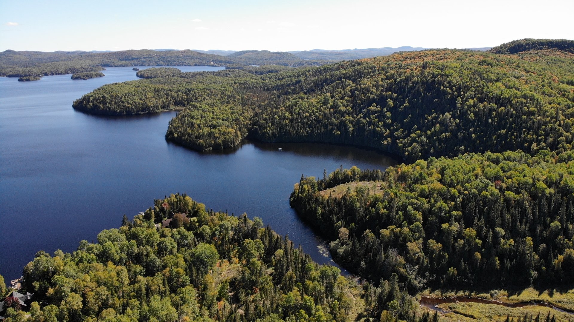 Vue d'ensemble - Ch. St-Laurent, Saint-Michel-Des-Saints, QC