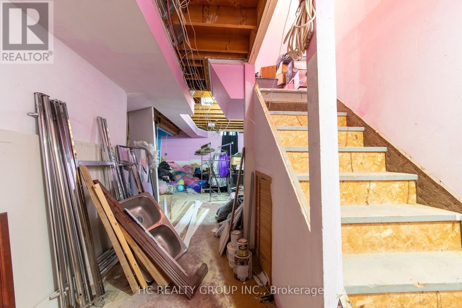 unfinished basement with laundry - 10 - 50 Blackwell Avenue, Toronto, ON