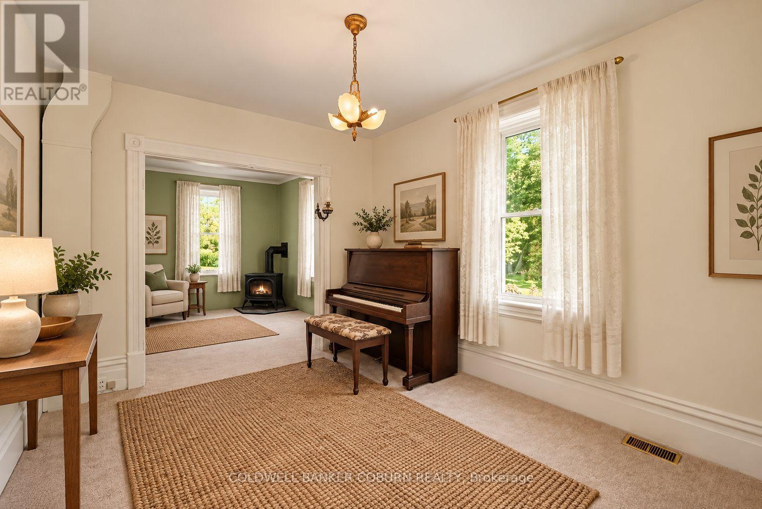 Family room - virtually staged - 14317 County 43 Road, North Stormont, ON