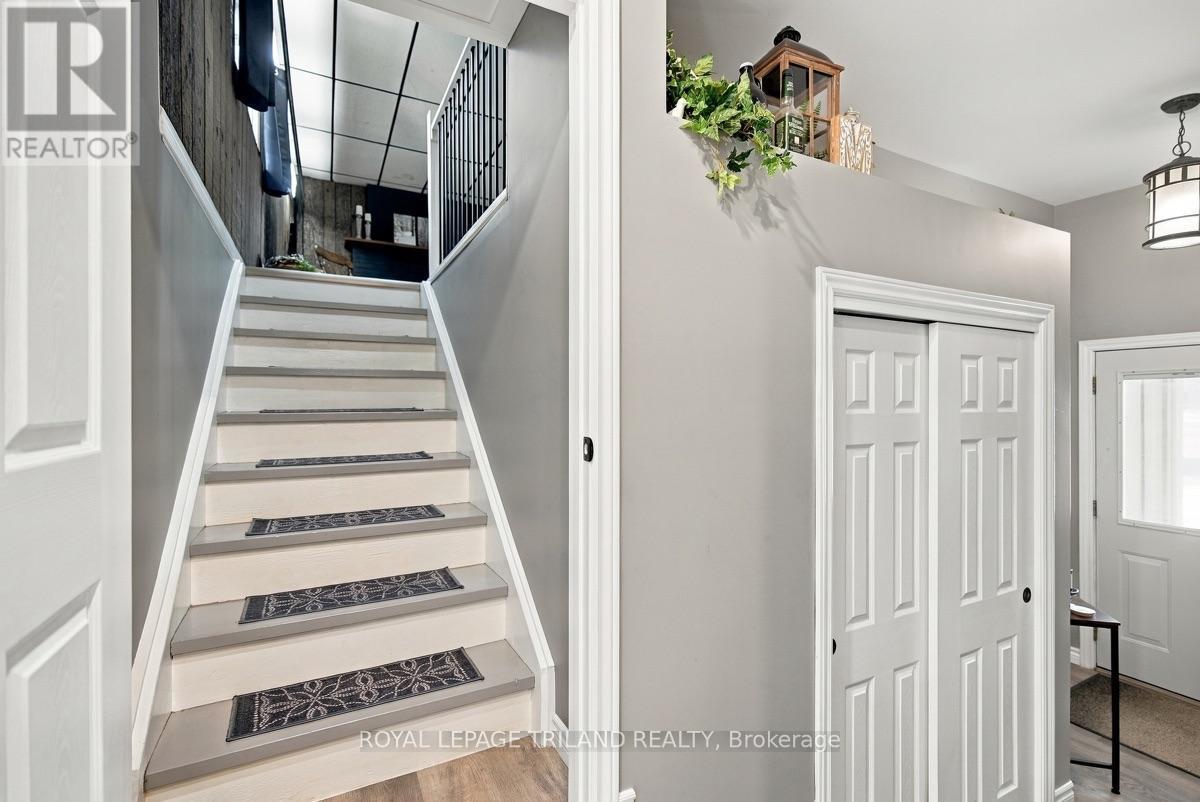 Main Floor: Stairs to Loft Area - 15198 St Ignatius Line, Chatham-Kent (Bothwell), ON