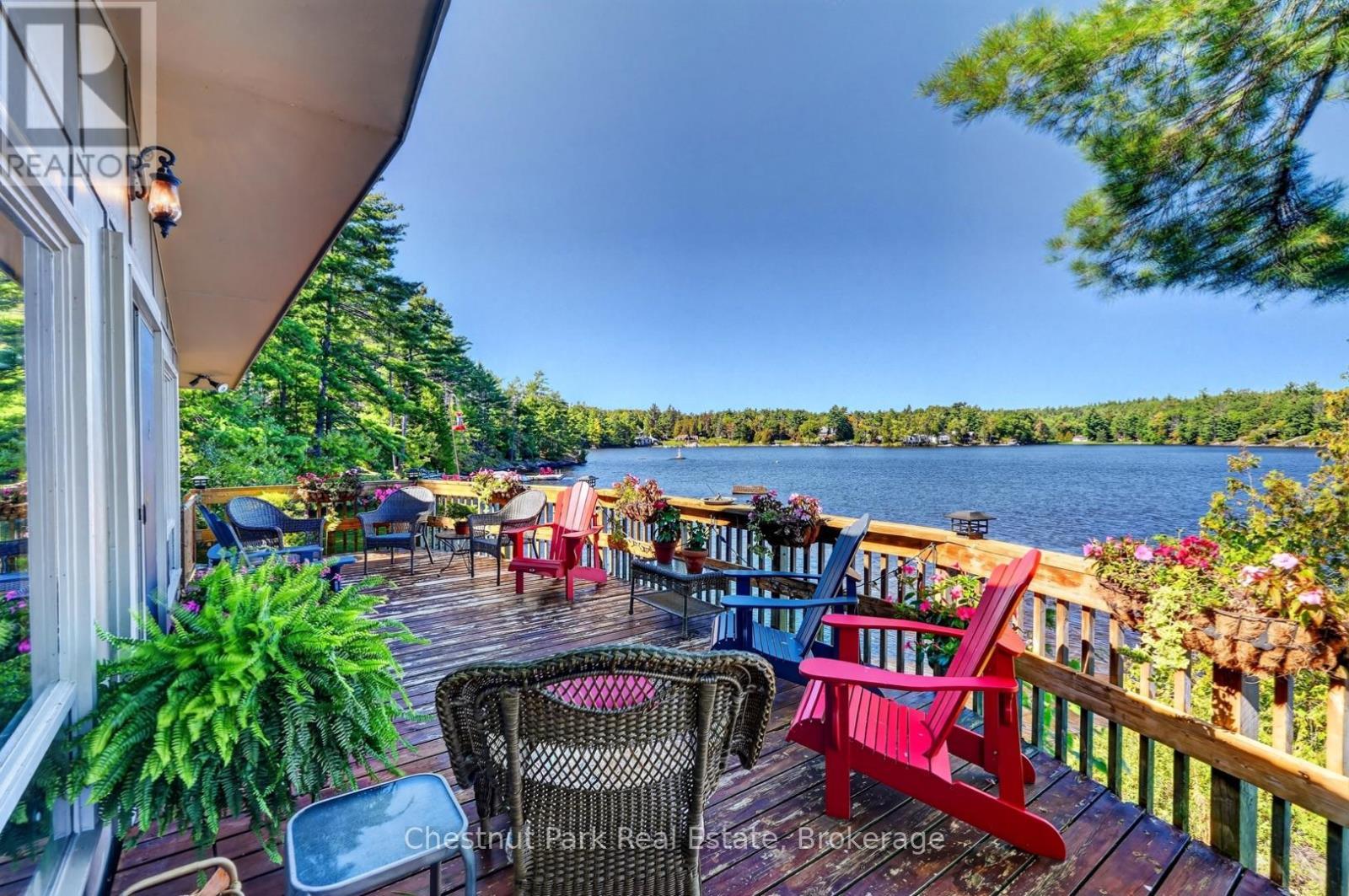 Deck View Looking to the Left - 1048 Nora Lane, Gravenhurst (Ryde), ON