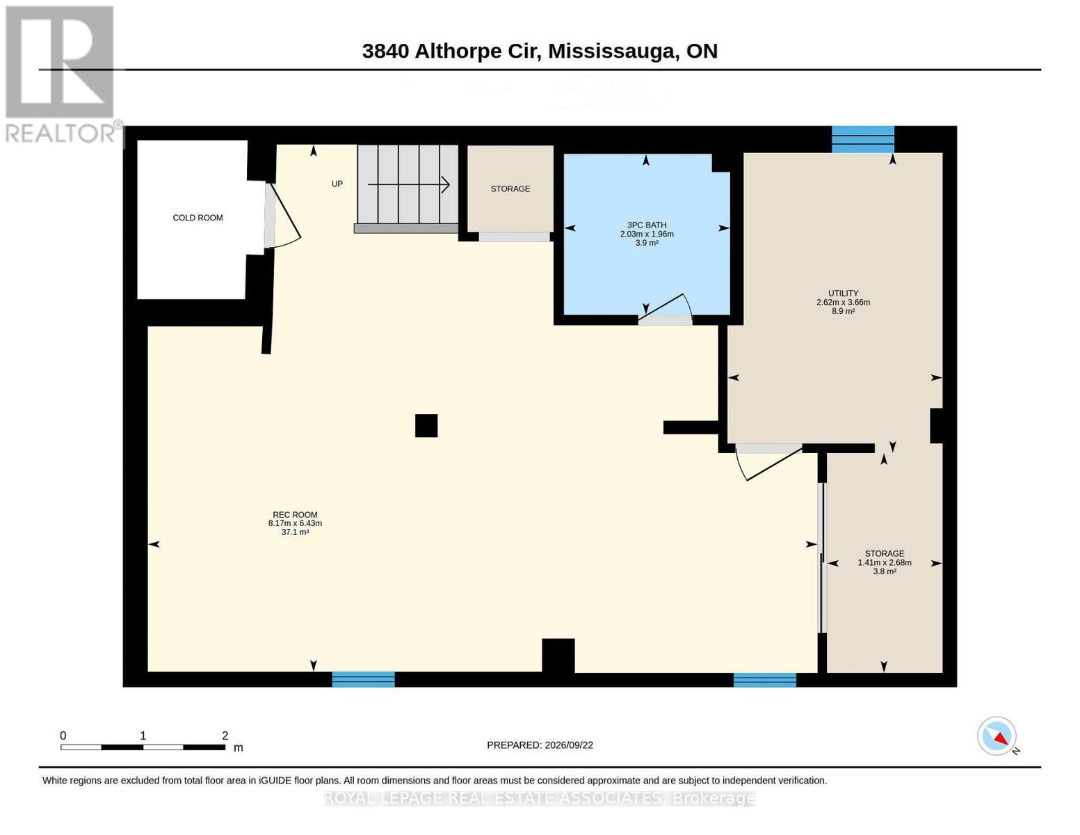 Lower Level - 3840 Althorpe Circle, Mississauga, ON