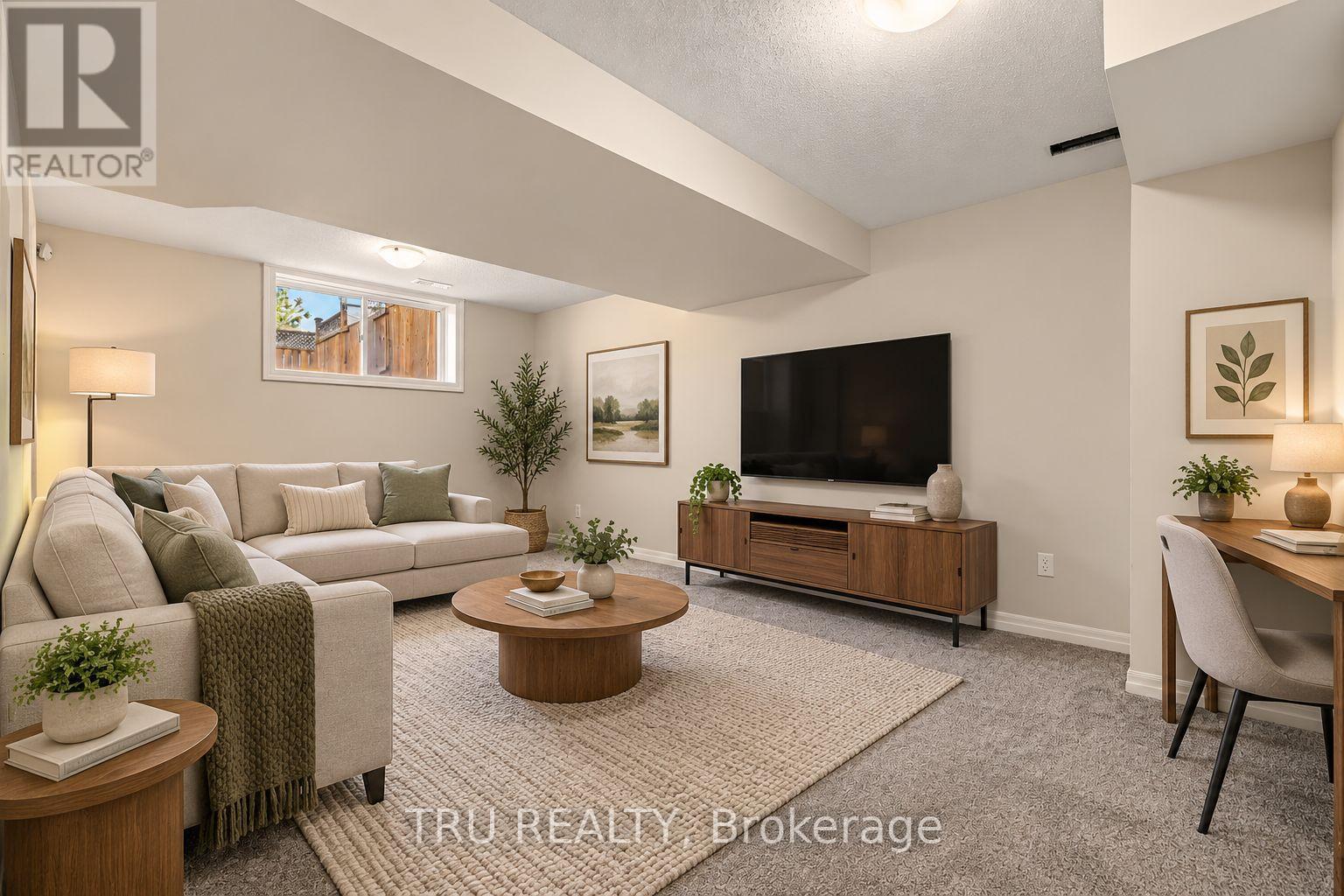 Recroom Virtually Staged - 641 Sunburst Street, Ottawa, ON
