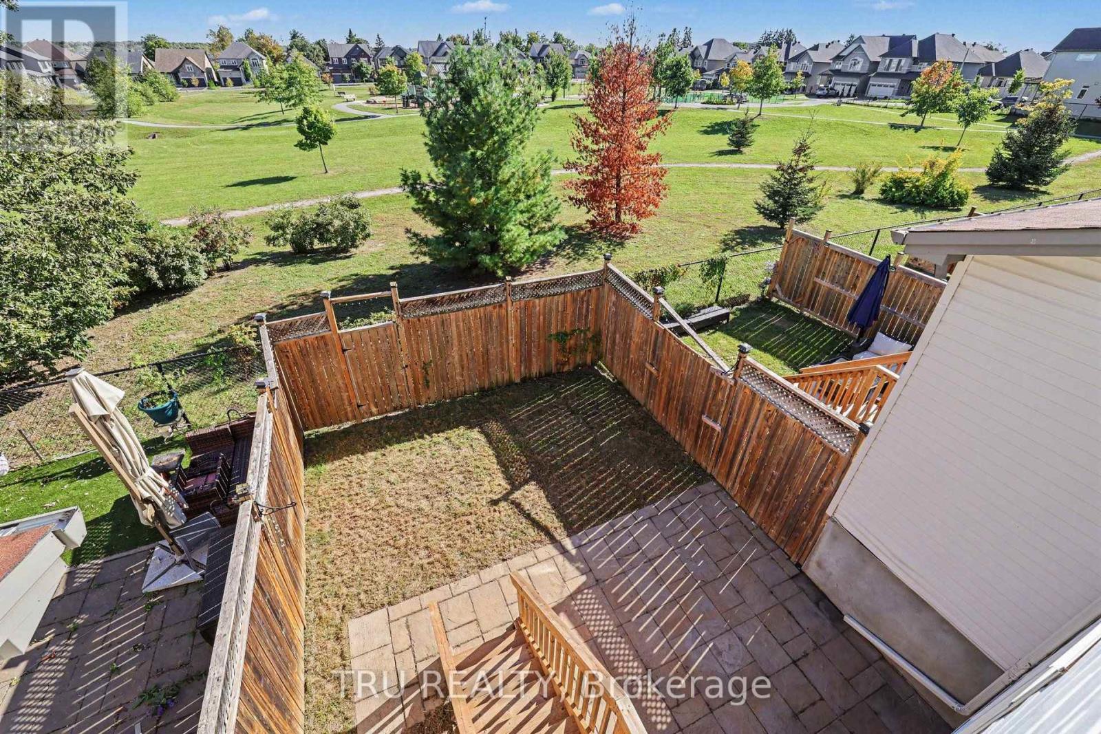 Rear yard backing on Littlerock Park! - 641 Sunburst Street, Ottawa, ON