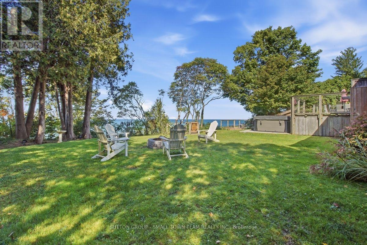 Private Backyard - 74399 Cardinal Court, Bluewater (Stanley), ON