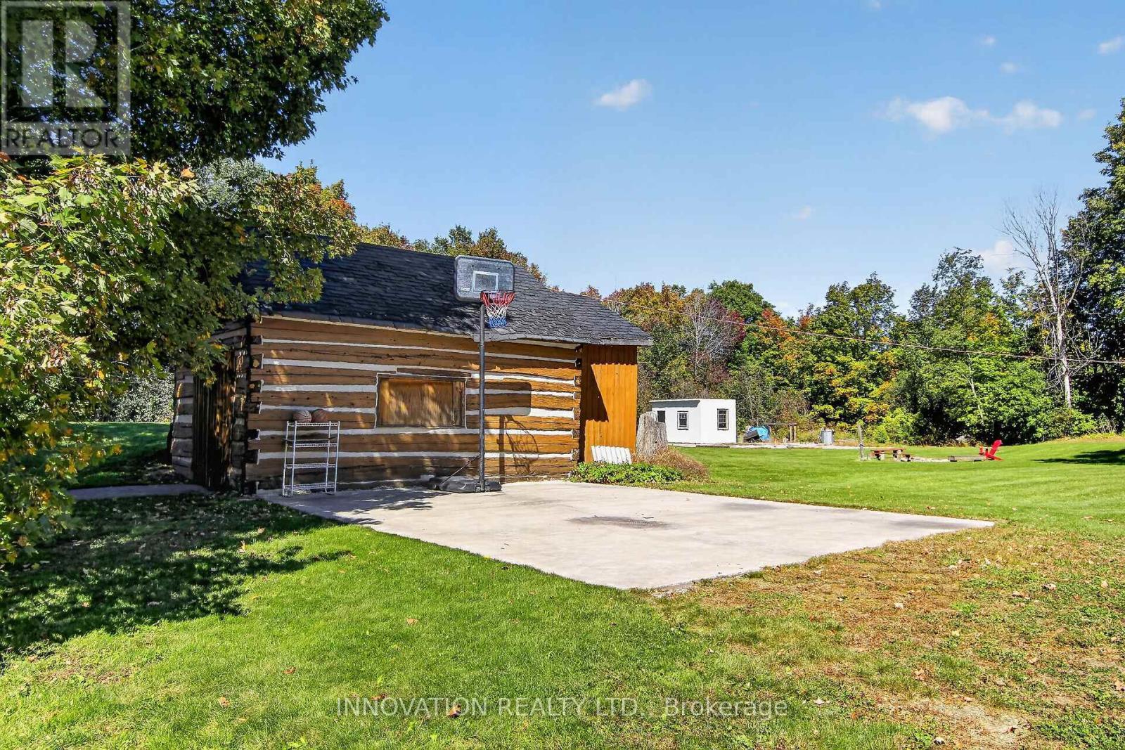 Concrete pad for the basketball enthusiasts - 120 Maitland Street, Beckwith, ON
