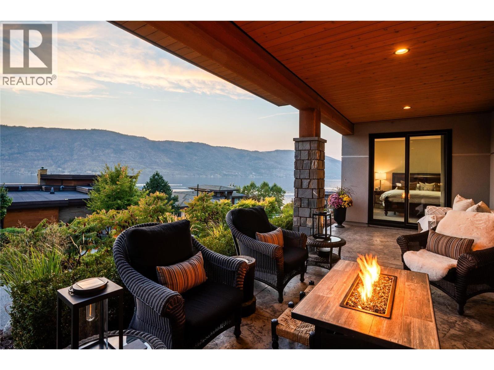 Views and Romantic evenings spent here - 1666 Lakestone Drive, Lake Country, BC