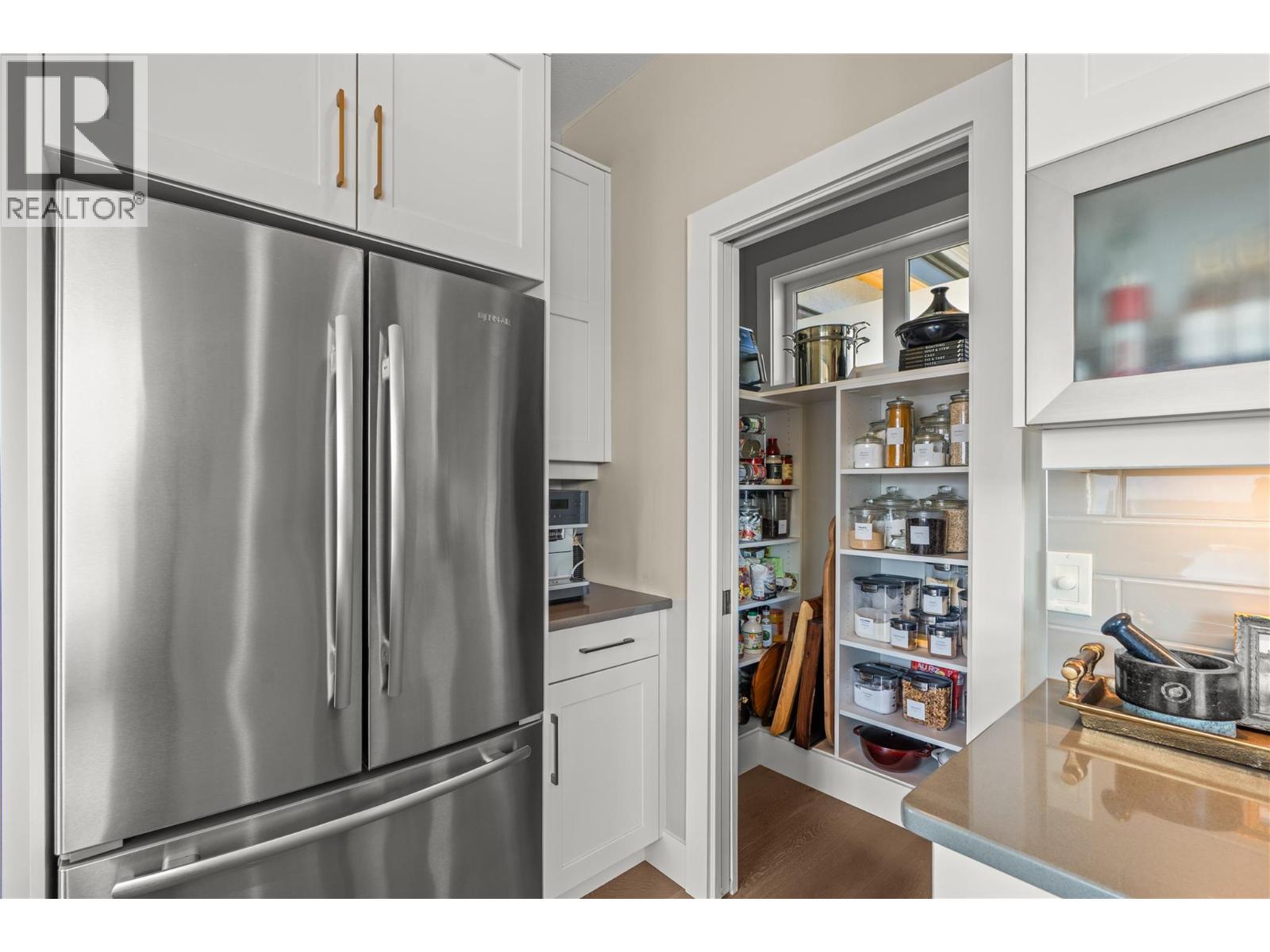 Kitchen to Pantry - 1666 Lakestone Drive, Lake Country, BC